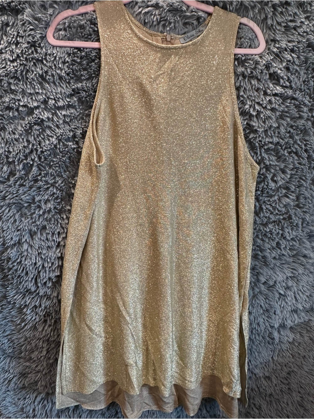 Women’s gold dress/top